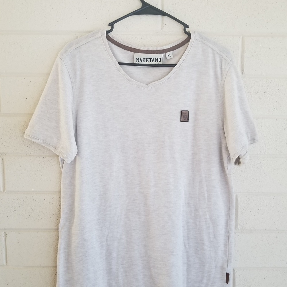 Naketano Mens White Tshirt Size XL